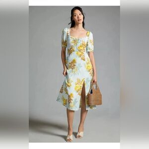 Favorite Daughter The Vineyard Floral Print Maxi Dress In Sky Blue Multi